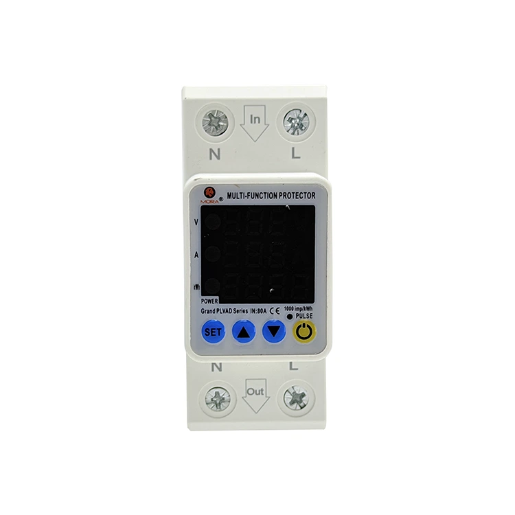 2P Auto Reconnect Voltage Protector Type M Triple Display