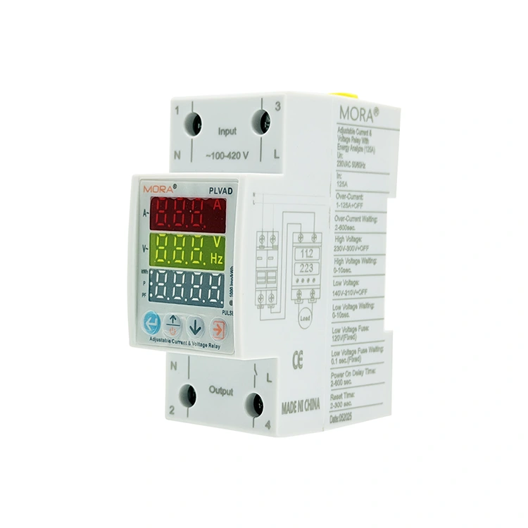 2P Digital Voltage Protector Type C med Triple Display