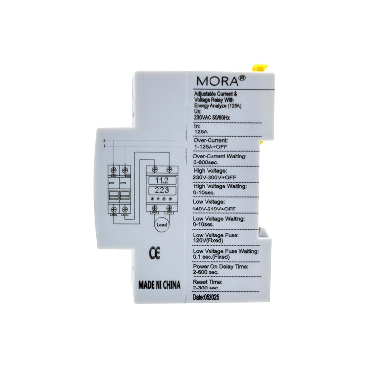 2P Digital Voltage Protector Type C med Triple Display